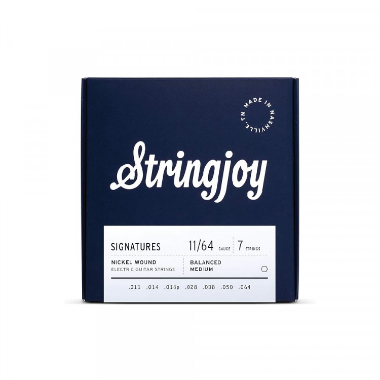 Stringjoy SIGNATURE Nickel Wound 11-64 鎳纏繞 7弦電吉他套弦 STRSJ-BAL117